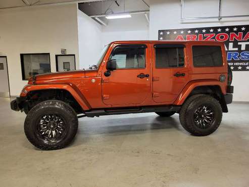 2014 Jeep Wrangler Unlimited Sahara 4x4 33k Miles Copperhead Pearl for sale in Tempe, AZ