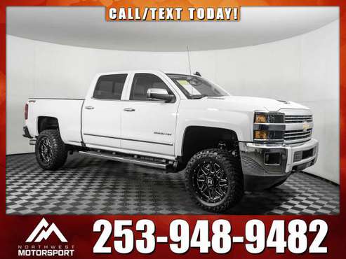 Lifted 2018 *Chevrolet Silverado* 2500 LTZ 4x4 - cars & trucks - by... for sale in PUYALLUP, WA