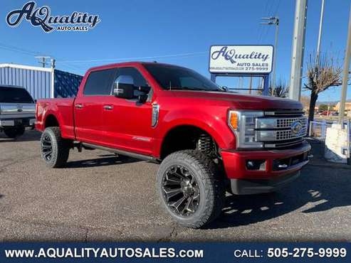 2017 Ford F-250 SD Platinum Crew Cab 4x4 - cars & trucks - by dealer... for sale in Albuquerque, NM