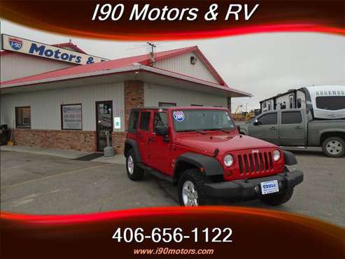 2009 Jeep Wrangler Unlimited X - cars & trucks - by dealer - vehicle... for sale in Billings, MT