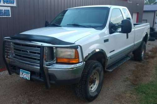 1999 Ford F-250 4x4 7.3L Diesel ext Cab for sale in Evansville MN, MN