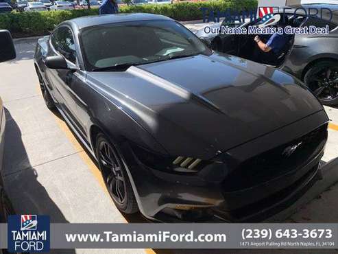 2017 Ford Mustang Magnetic Metallic For Sale GREAT PRICE! - cars & for sale in Naples, FL