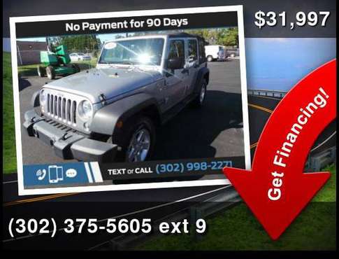 2018 Jeep Wrangler JK Unlimited Sport S - cars & trucks - by dealer... for sale in Wilmington, DE