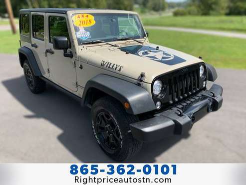2018 JEEP WRANGLER JK UNLIMITED WILLYS WHEELER * 1 Owner * No... for sale in Sevierville, TN