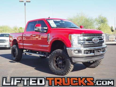 2019 Ford f-350 f350 f 350 Super Duty LARIAT 4WD CREW - Lifted... for sale in Glendale, AZ