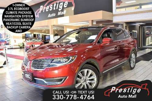 2016 Lincoln MKX Reserve - cars & trucks - by dealer - vehicle... for sale in Cuyahoga Falls, OH