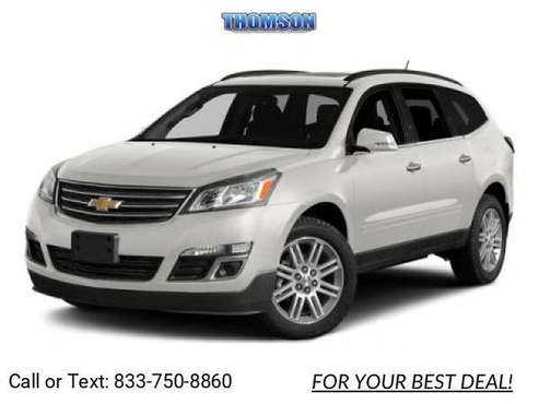 2015 Chevy Chevrolet Traverse LT suv White - - by for sale in Thomson, GA