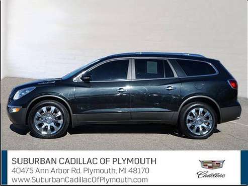 2011 Buick Enclave SUV CXL - Buick Carbon Black Metallic - cars &... for sale in Plymouth, MI