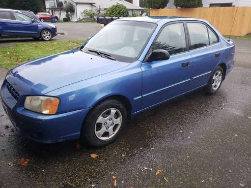 2001 Hyundai Accent GL-Low Miles - cars & trucks - by owner -... for sale in Auburn, WA