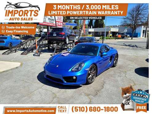 833/mo - 2014 Porsche Cayman S 2dr 2 dr 2-dr Coupe for sale in San Leandro, CA