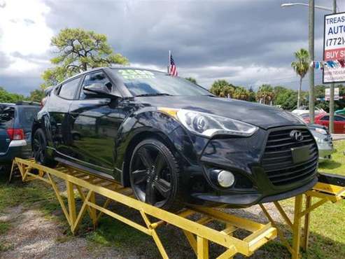 2014 HYUNDAI VELOSTER TURBO**5-SPEED**LEATHER**SPORTY** for sale in FT.PIERCE, FL