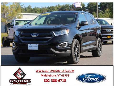2018 FORD EDGE SEL *CERTIFIED PRE-OWNED! - cars & trucks - by dealer... for sale in Middlebury, VT