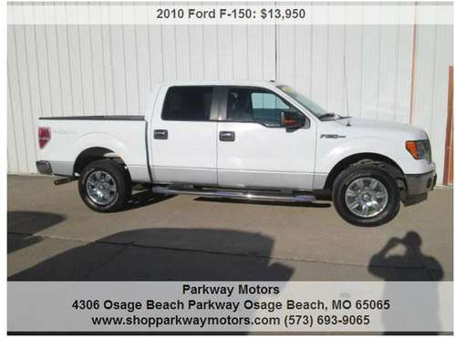 2010 Ford F150 XLT SuperCrew 4x4 - cars & trucks - by dealer -... for sale in osage beach mo 65065, MO