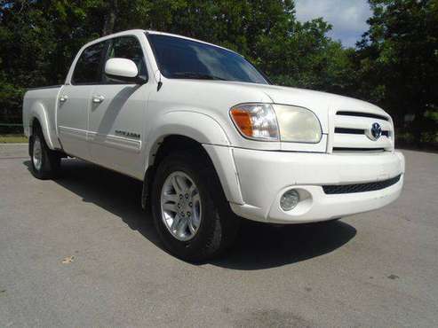 2005 TOYOTA TUNDRA DOUBLE CAB LIMITED RUNS DRIVES GREAT SUPER CLEAN for sale in Lake Worth, TX