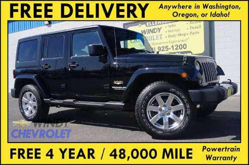 2015 Jeep Wrangler Unlimited Sahara 4 Door 4X4 LEATHER/LOW for sale in Portland, WA
