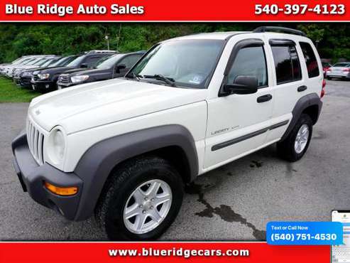 2002 Jeep Liberty Sport 4WD - ALL CREDIT WELCOME! - cars & trucks -... for sale in Roanoke, VA