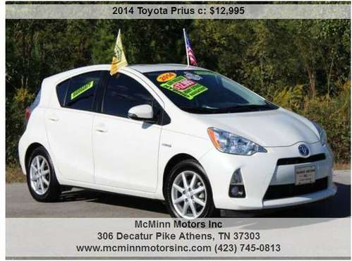 2014 Toyota Prius c - 1 Owner! ONLY 55K Miles! Navigation! 53 MPG! -... for sale in Athens, TN