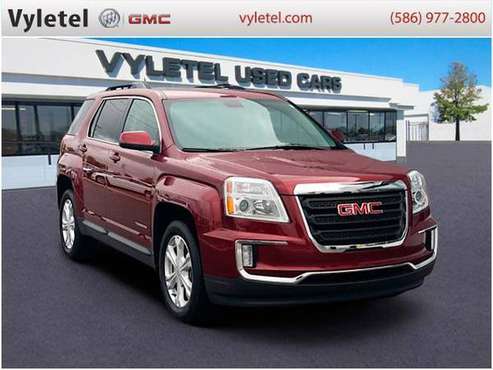 2017 GMC Terrain SUV AWD 4dr SLE w/SLE-2 - GMC Crimson Red Tintcoat for sale in Sterling Heights, MI