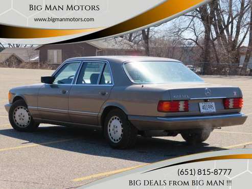 1987 Mercedes-Benz 420 SEL - 96xxx MILES, 2 previous owners, ON... for sale in Farmington, MN