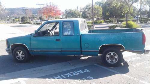 1994 Chevy 1500 Xtra Cab Truck 350 V8 Auto, Runs and drives - cars &... for sale in San Marcos, CA