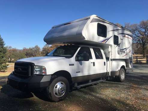 06' Ford 350 4x4 Dually & 2012 Lance 850 - cars & trucks - by owner... for sale in Marysville, CA