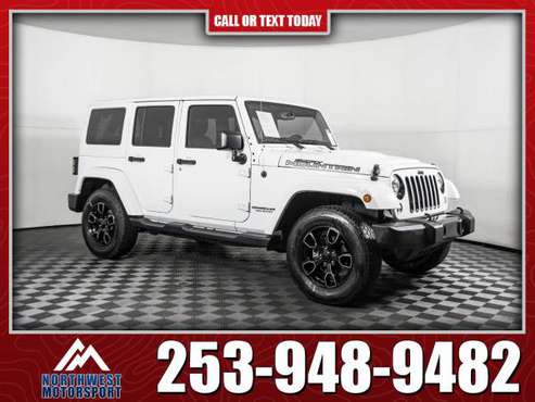2017 Jeep Wrangler Unlimited Smoky Mountain 4x4 for sale in PUYALLUP, WA