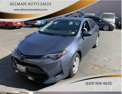 2017 Toyota Corolla LE 29k miles - cars & trucks - by dealer -... for sale in San Diego, CA