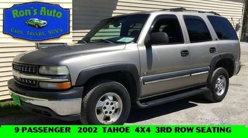 2002 Chevrolet Tahoe LS 3rd ROW Used Cars Vermont at Ron’s Auto Vt -... for sale in W. Rutland, Vt, VT