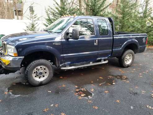 2002 Ford F-250 XLT Super Duty with plow - cars & trucks - by owner... for sale in MANSFIELD, MA