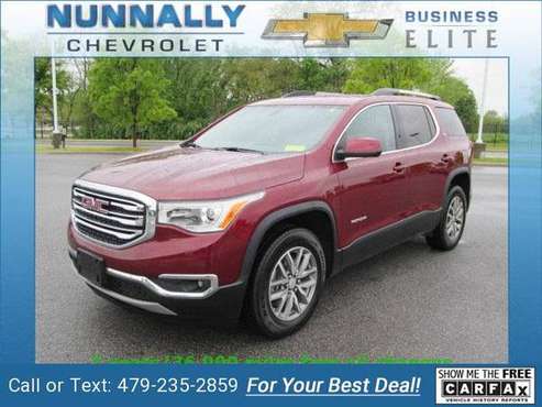 2017 GMC Acadia SLE-2 suv Crimson Red Tintcoat - - by for sale in Bentonville, AR