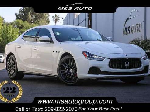 2017 Maserati Ghibli S Q4 sedan White - - by dealer for sale in Sacramento , CA