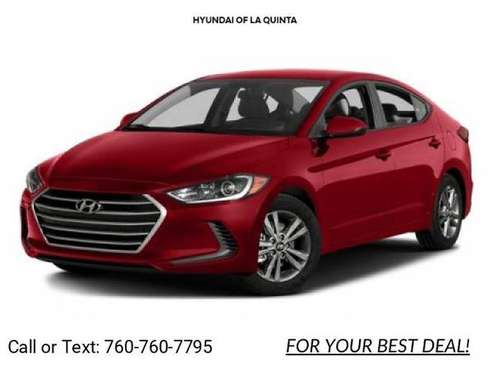 2018 Hyundai Elantra SE hatchback Red - - by dealer for sale in La Quinta, CA