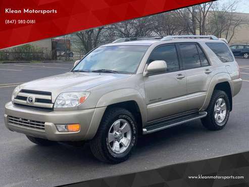 2004 TOYOTA 4RUNNER 4WD LEATHER SUNROOF TOW ALLOY CD 051977 - cars & for sale in Skokie, IL