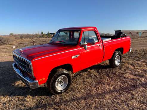 1988 Dodge W150 - cars & trucks - by owner - vehicle automotive sale for sale in Monument, CO