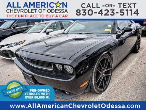 2013 Dodge Challenger 2dr Cpe R/T Plus Coupe Challenger Dodge for sale in Odessa, TX