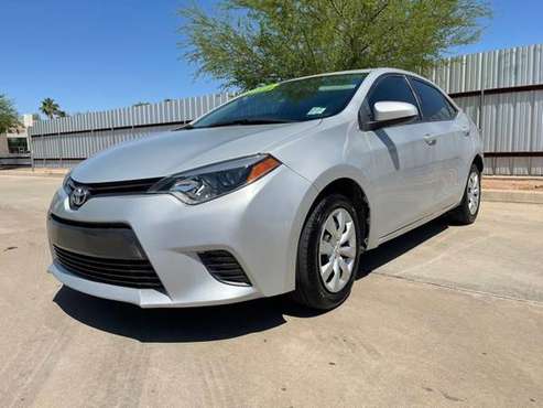500 DOWN! 2016 TOYOTA COROLLA! LOW MILES GAS SAVER - cars & for sale in Mesa, AZ
