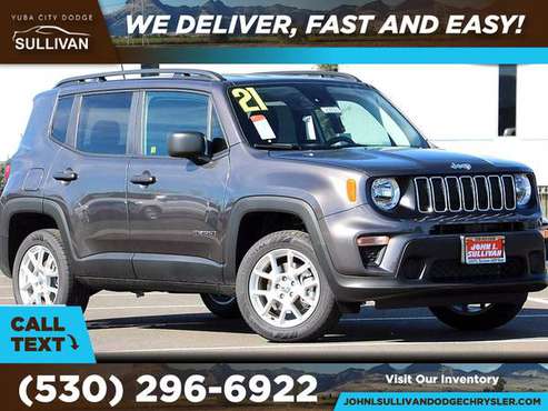 2021 Jeep Renegade Sport FOR ONLY 350/mo! - - by for sale in Yuba City, CA