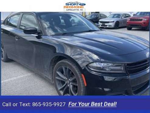 2018 Dodge Charger SXT sedan Pitch Black Clearcoat for sale in LaFollette, TN
