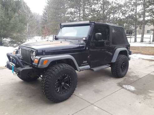2004 Jeep Wrangler lifted lj unlimited for sale in North Branch, MN