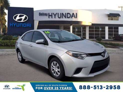 2016 Toyota Corolla L - - by dealer - vehicle for sale in Delray Beach, FL