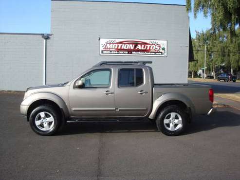 2005 NISSAN FRONTIER LE CREW CAB 4X4 V6 AUTO ALLOYS LEATHER MOONROOF... for sale in LONGVIEW WA 98632, OR
