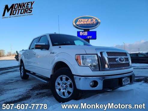 2010 Ford F-150 Lariat 4x4 4dr SuperCrew Styleside 5 5 ft SB - cars for sale in Faribault, MN