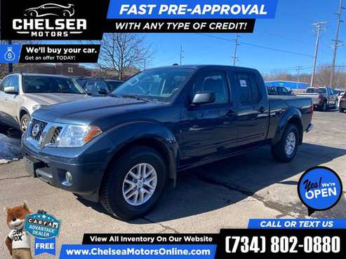 358/mo - 2017 Nissan Frontier SV 4WD! Crew 4 WD! Crew 4-WD! Crew Cab for sale in Chelsea, MI