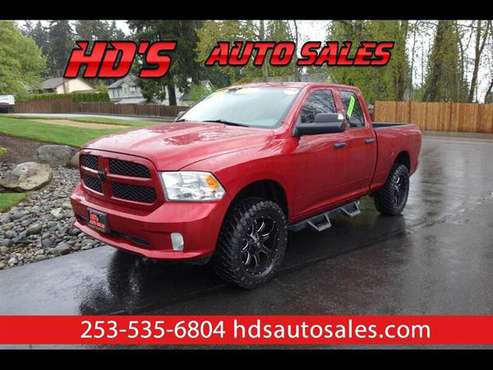 2013 RAM 1500 Quad Cab 4WD ONLY 97K MILES! VERY NICE! 5 7L HEMI! for sale in PUYALLUP, WA