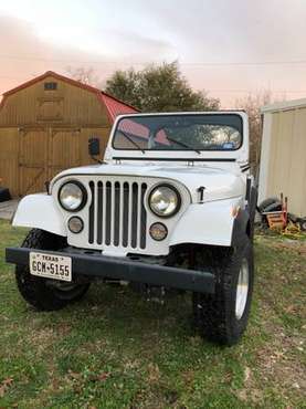 Jeep CJ7 - cars & trucks - by owner - vehicle automotive sale for sale in Groesbeck, TX