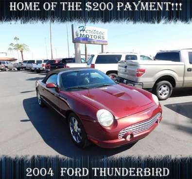 2004 Ford Thunderbird LUXURY!!!!! - cars & trucks - by dealer -... for sale in Casa Grande, AZ