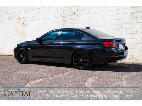 Blacked Out w/Saddle Brown Interior! All-Wheel Drive 5-Series BMW! for sale in Eau Claire, MN