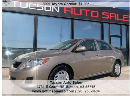 2009 TOYOTA COROLLA LE ...... 1 OWNER!! ONLY 80K MILES!! - cars &... for sale in Tucson, AZ