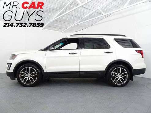 2017 Ford Explorer Sport Rates start at 3.49% Bad credit also ok! for sale in McKinney, TX