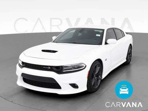 2019 Dodge Charger Scat Pack Sedan 4D sedan White - FINANCE ONLINE -... for sale in Indianapolis, IN